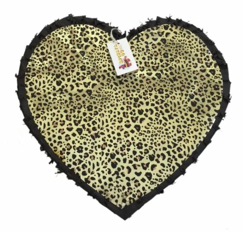 APINATA4U Black & Leopard Print Heart Pinata 19" Tall Diva Party Supplies Childrens 4 APINATA4U Black & Leopard Print Heart Pinata 19" Tall Diva Party Supplies Childrens