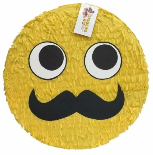 APINATA4U Emoticon Pinata 16" Emoticon Party Decoration Mustache Emoticon 4 APINATA4U Emoticon Pinata 16" Emoticon Party Decoration Mustache Emoticon