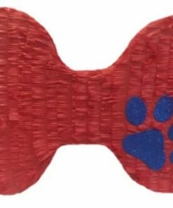 APINATA4U Huge Dog Bone/ Dog Treat Pinata, Red Color Childrens