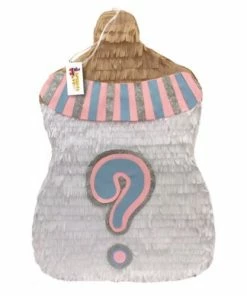 A Pinata 4 U Gender Reveal Baby Shower Gender Reveal Pinata, Baby Bottle Pink Or Blue? He Or She? Boy Or Girl?