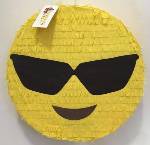 APINATA4U Emoticon Pinata 16" Emoticon Party Favors, Sunglasses Emoticon Childrens 4 APINATA4U Emoticon Pinata 16" Emoticon Party Favors, Sunglasses Emoticon Childrens
