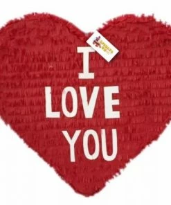 Childrens APINATA4U I LOVE YOU Heart Pinata Valentine's Day Party Favor