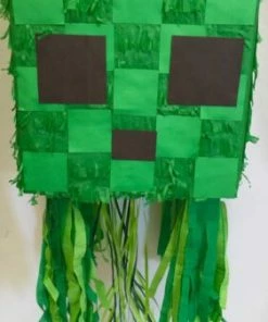 APINATA4U Creepy Cube Pull Strings Pinata Video Game Party Favor Childrens