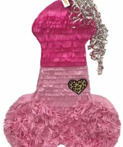 APINATA4U Pecker Pinata 24" Pink Color Bachelor Bachelorette Party Favors Gag Gifts