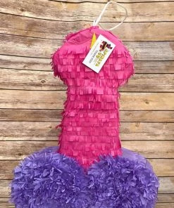 APINATA4U Pecker Pinata 24" Tall Pink And Purple Color Bachelor Bachelorette Party Favors Gag Gifts
