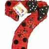 APINATA4U Childrens Large Number Seven Pinata Red Color Decorated