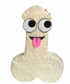 APINATA4U Adult Pinatas Pecker Pinata 24" Tall White Color Bachelor Bachelorette Party Favors Gag Gifts