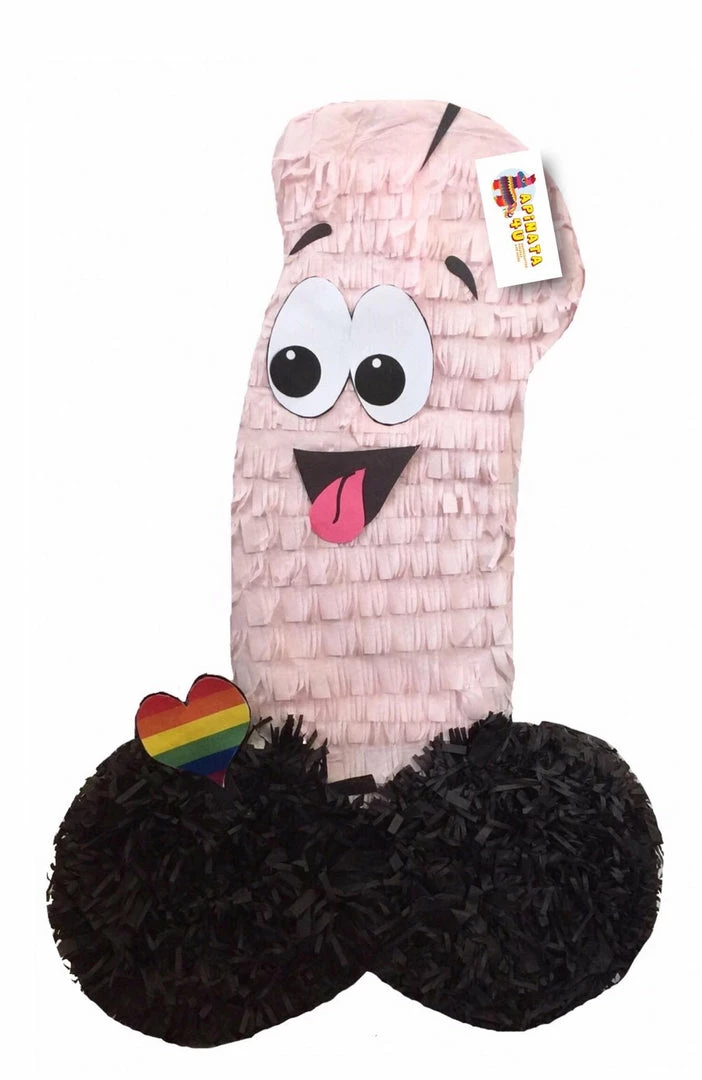 APINATA4U Friendly Pecker Pinata 24" Tall Pink And Black Color Bachelor Bachelorette Party Favors Gag Gifts 3 APINATA4U Friendly Pecker Pinata 24" Tall Pink And Black Color Bachelor Bachelorette Party Favors Gag Gifts