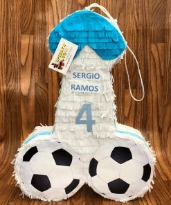 APINATA4U Pecker Pinata 24" Tall Sergio Ramos Soccer Edition Bachelor Bachelorette Party Favors Gag Gifts Penis Shaped Adult Pinatas