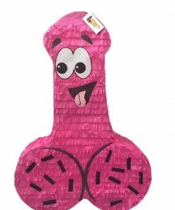 APINATA4U Pecker Pinata 24" Tall Pink Color Bachelor Bachelorette Party Favors Gag Gifts
