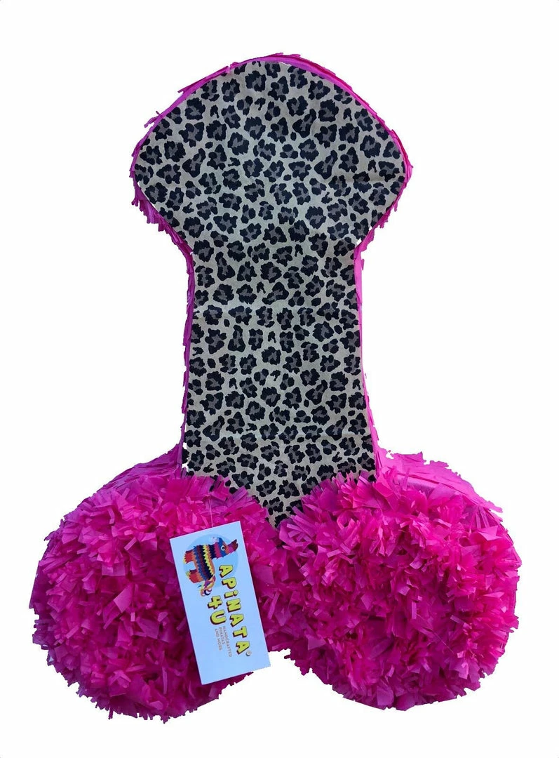 APINATA4U Pecker Pinata 24" Tall Cheetah And Pink Color Bachelor Bachelorette Party Favors Gag Gifts Penis Shaped 4 APINATA4U Pecker Pinata 24" Tall Cheetah And Pink Color Bachelor Bachelorette Party Favors Gag Gifts Penis Shaped
