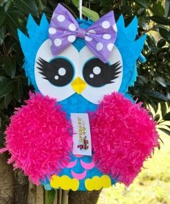 APINATA4U Large Owl Pinata With Bow