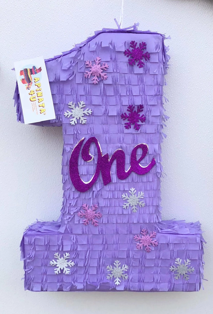 APINATA4U Childrens Large Number One Pinata Winter Themed Birthday 3 APINATA4U Childrens Large Number One Pinata Winter Themed Birthday
