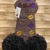 APINATA4U Pecker Pinata 24" Tall Brown & Black Color Bachelor Bachelorette Party Favors Gag Gifts Penis Shaped Adult Pinatas