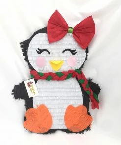 APINATA4U Christmas Penguin Piñata Christmas Theme Xmas Party Favors