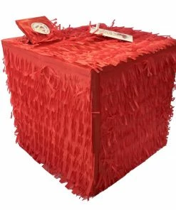 APINATA4U Childrens Red Cube Pinata Great To Design Your Own Pinata!