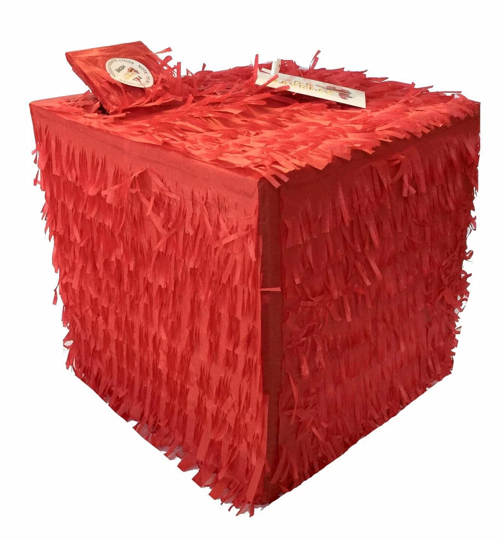 APINATA4U Childrens Red Cube Pinata Great To Design Your Own Pinata! 3 APINATA4U Childrens Red Cube Pinata Great To Design Your Own Pinata!