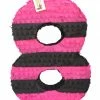 APINATA4U Childrens Large Number Eight With Stripes Pink And Black Color 2 APINATA4U Childrens Large Number Eight With Stripes Pink And Black Color