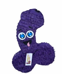 APINATA4U Pecker Pinata 24" Tall Purple Blue Eyes Color Bachelor Bachelorette Party Favors Gag Gifts Penis Shaped
