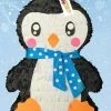 APINATA4U Baby Penguin Pinata With Scarf Christmas Theme Party Xmas Holiday Decoration