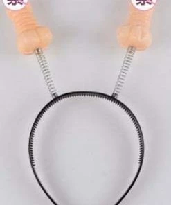 APINATA4U Glowing Dicky Hair Band Penis Shape For Adults