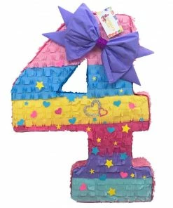 APINATA4U Large Number Four Pinata Fourth Birthday