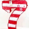 APINATA4U Childrens Number Seven Pinata Stars Themed