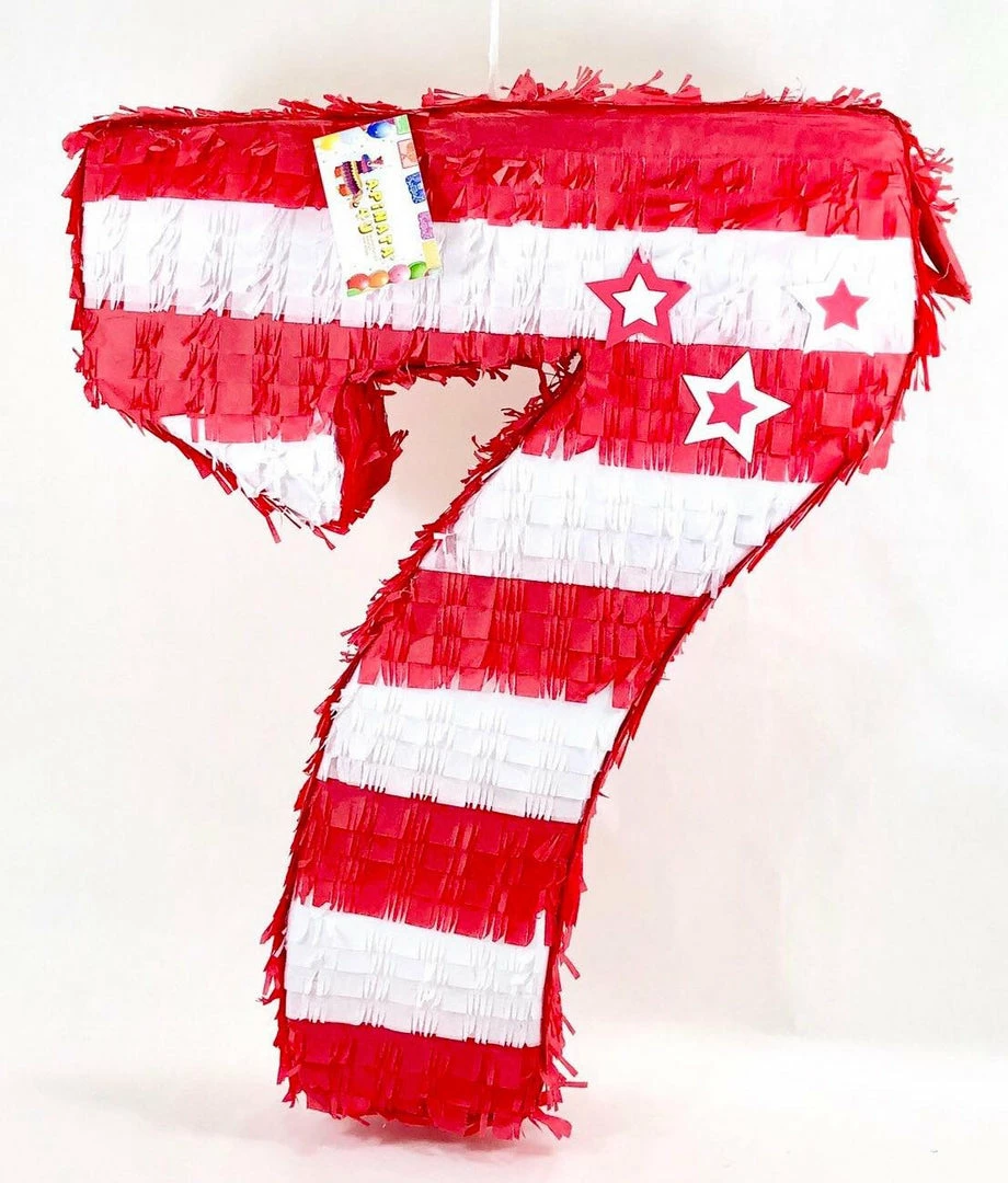 APINATA4U Childrens Number Seven Pinata Stars Themed 3 APINATA4U Childrens Number Seven Pinata Stars Themed