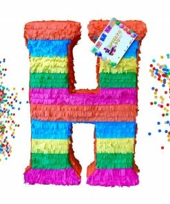 APINATA4U Large Letter Pinata 24" Tall Multicolored Fiesta Theme Party Cinco De Mayo Childrens