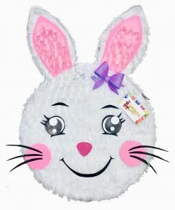 APINATA4U Easter Bunny Head Pinata Rabbit Pinata