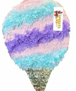 APINATA4U Cotton Candy Pinata Multicolored Cotton Candy Party Supplies Candy Themed Birthday