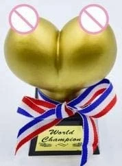 APINATA4U Adult Pinatas Winner Award In Golden Boobs Style