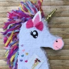 APINATA4U Unicorn Fancy Pinata With Hot Pink Bow Childrens 2 APINATA4U Unicorn Fancy Pinata With Hot Pink Bow Childrens