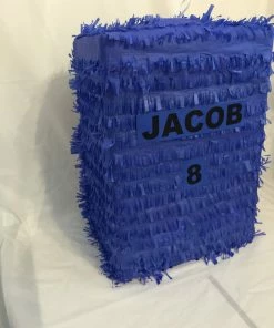 APINATA4U Large Blue Brick Pinata, Building Block Pinata, Building Block Party Supplies Childrens