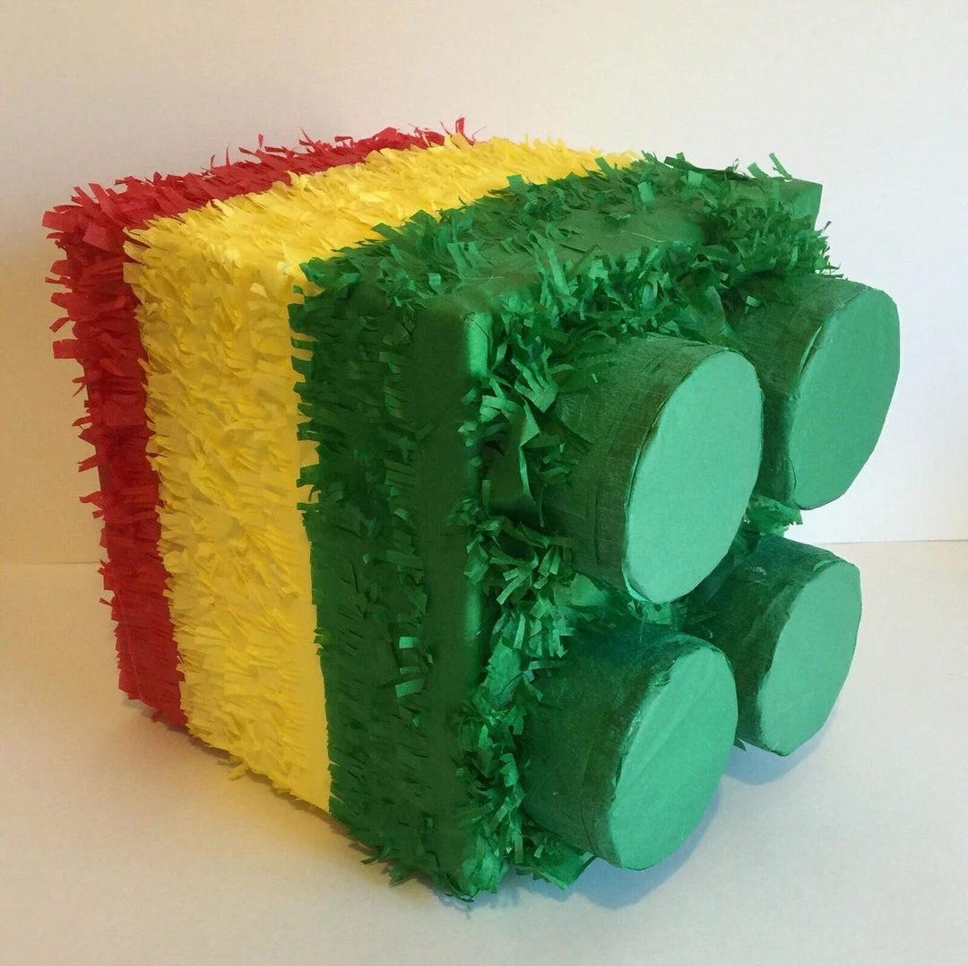 Childrens APINATA4U Building Block Pinata Green Top 5 Childrens APINATA4U Building Block Pinata Green Top