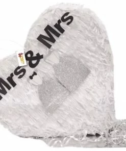 "Handmade" APINATA4U Mrs & Mrs Heart Pinata Wedding Party Favor LGBTQ Other Custom Themes Pinatas