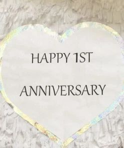 APINATA4U 1st Anniversary Heart Pinata First Anniversary Party Favors
