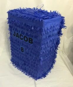 APINATA4U Large Blue Brick Pinata, Building Block Pinata, Building Block Party Supplies Childrens