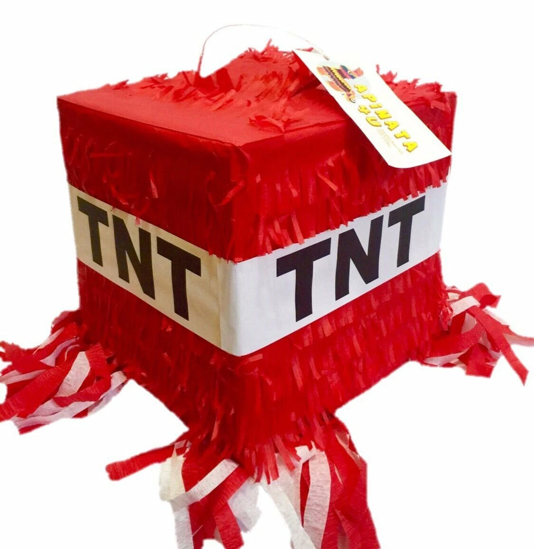 Childrens APINATA4U TNT Pinata Red Color Fully Assembled & Ready To Use Sale!!! 4 Childrens APINATA4U TNT Pinata Red Color Fully Assembled & Ready To Use Sale!!!