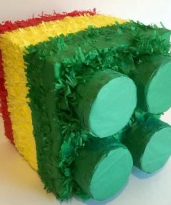 Childrens APINATA4U Building Block Pinata Green Top