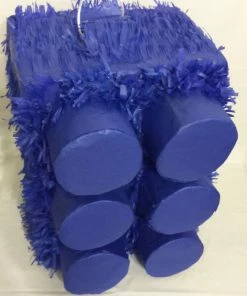 APINATA4U Large Blue Brick Pinata, Building Block Pinata, Building Block Party Supplies Childrens