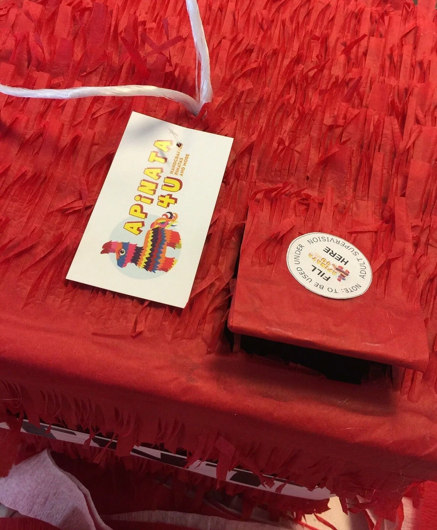 Childrens APINATA4U TNT Pinata Red Color Fully Assembled & Ready To Use Sale!!! 6 Childrens APINATA4U TNT Pinata Red Color Fully Assembled & Ready To Use Sale!!!
