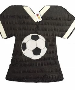 APINATA4U Childrens Black Soccer Jersey Pinata Ronaldo 7 Soccer Party Favor