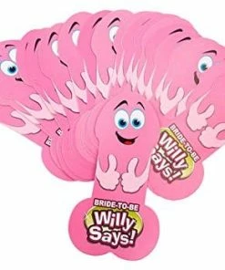 APINATA4U Adult Pinatas Bride To Be Willy Says! Adults Only Hens Night Bridal Bachelorette Party Fun Game Penis Game