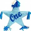 APINATA4U Blue ONE Star Pinata For First Birthday Childrens