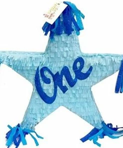 APINATA4U Blue ONE Star Pinata For First Birthday Childrens
