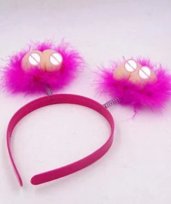APINATA4U Funny Boobie Design Hair Band For Bachelorette Party Adult Pinatas