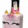 Childrens APINATA4U Light Pink Nail Polish Pinata With Unicorn Accents