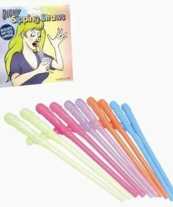 APINATA4U Adult Pinatas Drinking Straws Penis Shaped For Hen Party Girsl Night Out