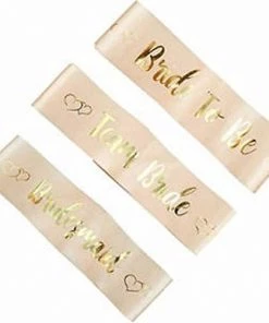 APINATA4U Bride To Be Belt Hen Night Girl Wedding Decoration With Gold Foil Adult Pinatas